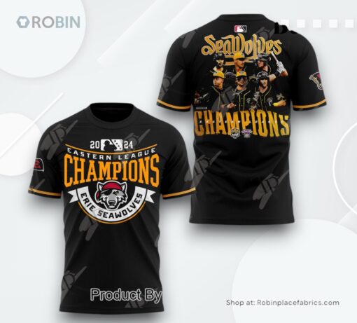 Erie SeaWolves 2024 Eastern League Champions T Shirt