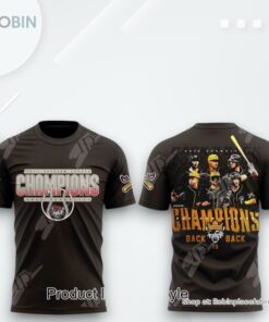 Erie SeaWolves Back To Back 2024 Eastern League Champions T Shirt