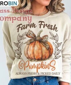 Fall Farm Retro Fresh Pumpkins Coquette Shirt Unisex Shirt