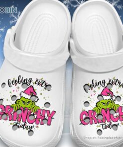Feeling Extra Grinchy Today 3D Printed Crocs Shoes