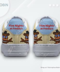 Five Nights At Freddy’s Let’s Eat Pizza Air Force 1 Sneakers