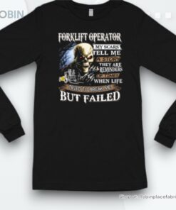 Forklift Operator Skull Shirt