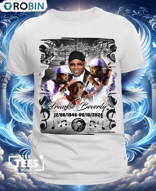 Frankie Beverly Shirt, Tribute Memorial TShirt