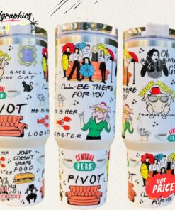 Friends Central Perk 40oz Quencher Stainless Tumbler