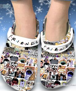 Friends TV Series, Team Girl Printed 3D Printed Crocs Clogs Shoes