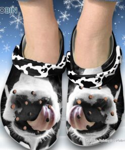 Funny Cow Face 3D Printed Crocs Clogs Shoes Shoes For Men And Women Funny Cow Face 3D Printed Crocs Clogs Shoes Shoes For Men And Women