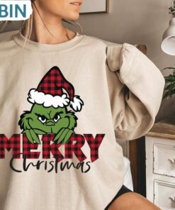 Funny Grinch Christmas Sweatshirt, Grinchmas Holiday Shirt, Long Sleeve Cotton, Hoodie