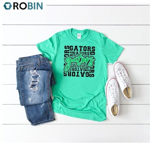Gator Mascot Shirt, Teacher Staff Sprit Shirt