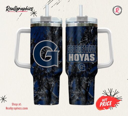 Georgetown Hoyas Realtree Hunting 40oz Tumbler