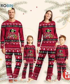 Georgia Bulldogs NCAA Custom Name Grinch Christmas And Sport Team Pajama Set