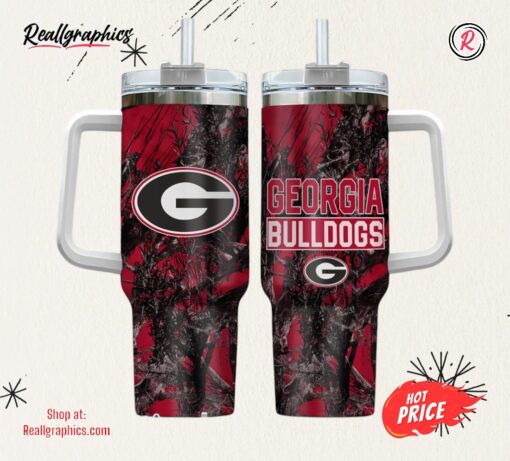 Georgia Bulldogs Realtree Hunting 40oz Tumbler