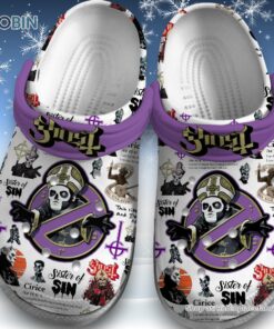 Ghosh Skull Halloween Style Purpule Classic Crocs Ghosh Skull Halloween Style Purpule Classic Crocs