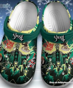 Ghost Rock Green Halloween Style Classic Crocs Ghost Rock Green Halloween Style Classic Crocs