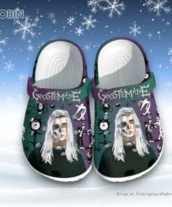 Ghostemane Green Pupple Skull Halloween Unisex Classic Crocs Ghostemane Green Pupple Skull Halloween Unisex Classic Crocs