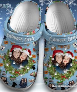 Gilmore Girl Merry Christmas Blue Classic Crocs Gilmore Girl Merry Christmas Blue Classic Crocs