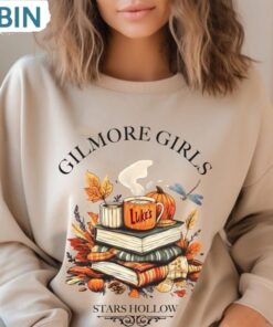 Gilmore Girls Sweatshirt, Hallow Connecticut Autumn Shirt, Long Sleeve Cotton, Hoodie
