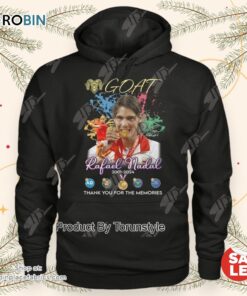 GOAT Rafael Nadal 2001 2024 Thank You For The Memories T Shirt