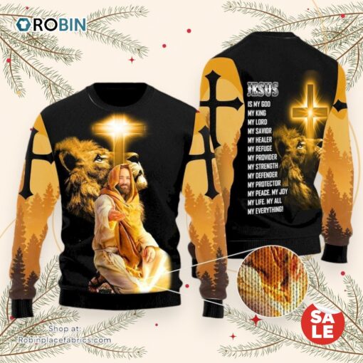 God Jesus Is My Everything Ugly Christmas Sweater, Jesus Christmas Sweater, Star Wars Ugly Sweatshirt