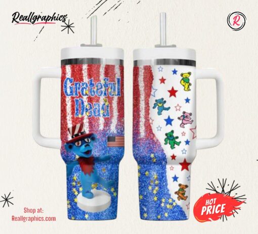 Grateful Dead Happy Independence Day Stanley Tumbler
