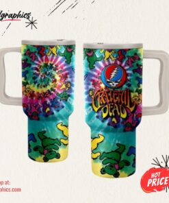 Grateful Dead Tie dye 40Oz Tumbler