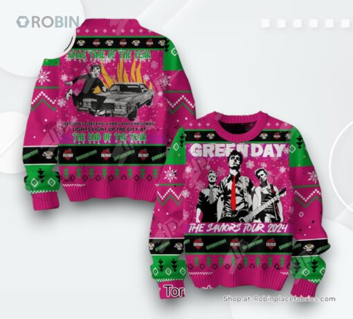 Green Day The Saviors 2024 Tour Sweater