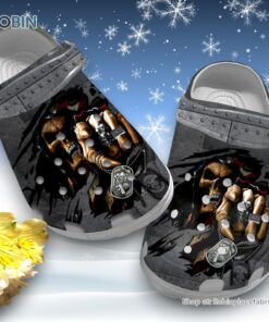 Grim Reaper US Flag 3D Printed Crocs Clogs Shoes For Men