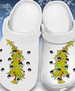 Grinch Star Christmas Tree 3D Printed Crocs