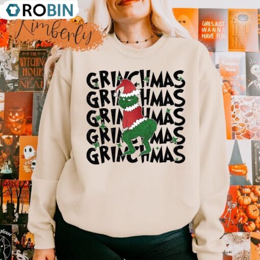 Grinchmas Christmas Sweatshirt, Tee