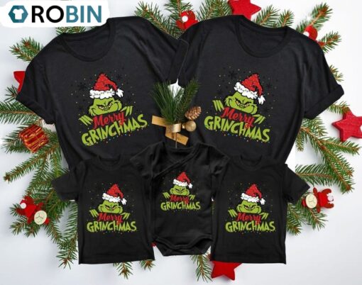 Grinchmas Shirts, Merry Christmas T Shirts
