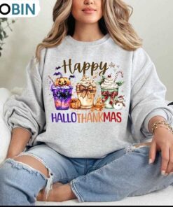 Hallothankmas Coquette Bow Shirt, Drinks Shirt Holiday