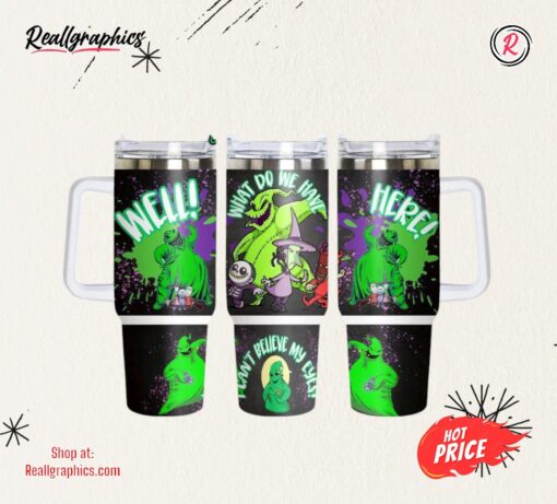 Halloween Oogie Boogie The Nightmare Before Christmas Cartoon Custom Stanley Cup 40 Oz