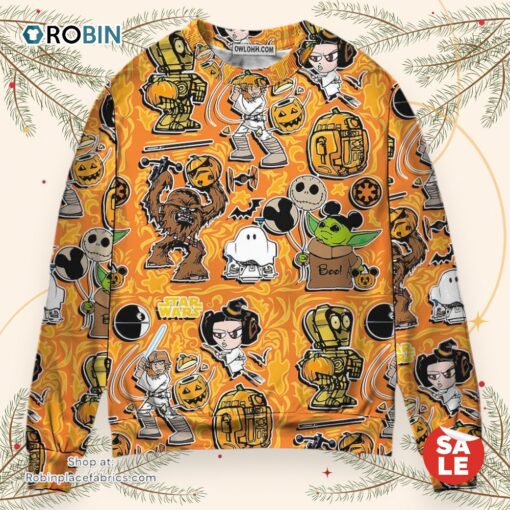 Halloween Starwars Cute Funny Halloween Sweater