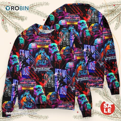 Halloween Starwars Horror Retro 80s 90s Vintage Disco Halloween Sweater