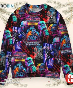 Halloween Starwars Horror Retro 80s 90s Vintage Disco Halloween Sweater