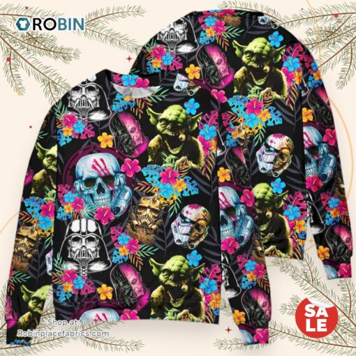 Halloween Starwars Horror Summer Tropical Halloween Sweater
