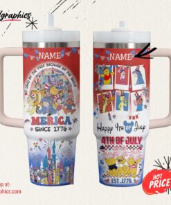 Happy 4th Of July Since 1776 Winnie The Pooh Stanley Tumbler 40oz