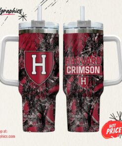 Harvard Crimson Realtree Hunting 40oz Tumbler