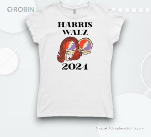 Harris Walz 2024 Grateful Dead Shirt