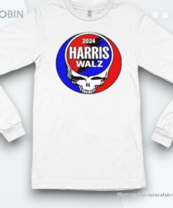 Harris Walz Steal Your Face Grateful Dead 2024 Shirt