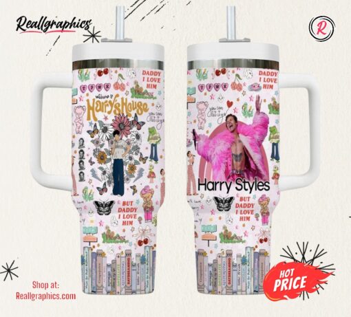 Harry Styles Music Custom Stanley Cup 40 Oz