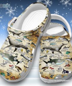 Hawaiian Animals 3D Printed Crocs Clogs Shoes Hawaiian Animals 3D Printed Crocs Clogs Shoes