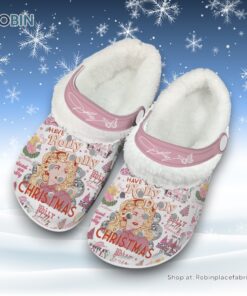 Holly Dolly Christmas Pink Pastel Unisex Classic Crocs