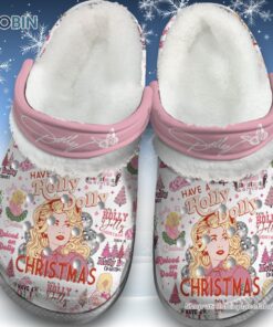 Holly Dolly Christmas Pink Pastel Unisex Classic Crocs