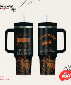 House of The Dragon TV SeriesCustom Stanley Cup 40  OZ Tumbler With Handle