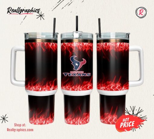 Houston Texans 40oz Tumbler NFL Tumbler Wrap