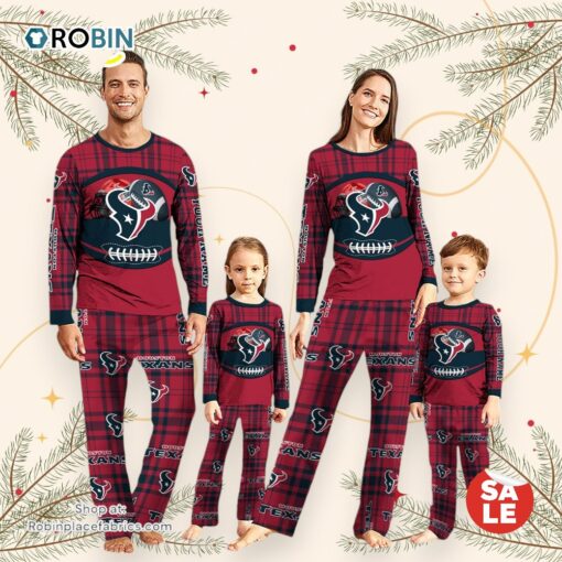 Houston Texans NFL Custom Your Name Football Team Pajamas