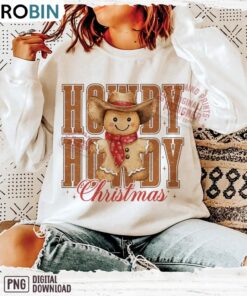 Howdy Christmas Shirt, Gingerbread Man TShirt