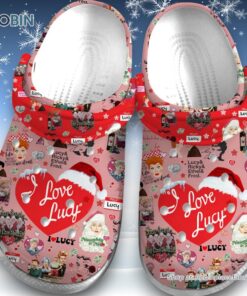 I Love Lucy Merry Christmas Red Classic Crocs