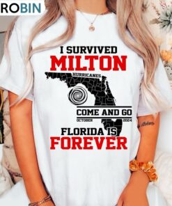 I Survived Hurricane Milton 2024 Shirt Unisex Shirt I Survived Hurricane Milton 2024 Shirt Unisex Shirt