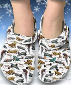 Iguanas Of The World 3D Printed Crocs Clogs Shoes